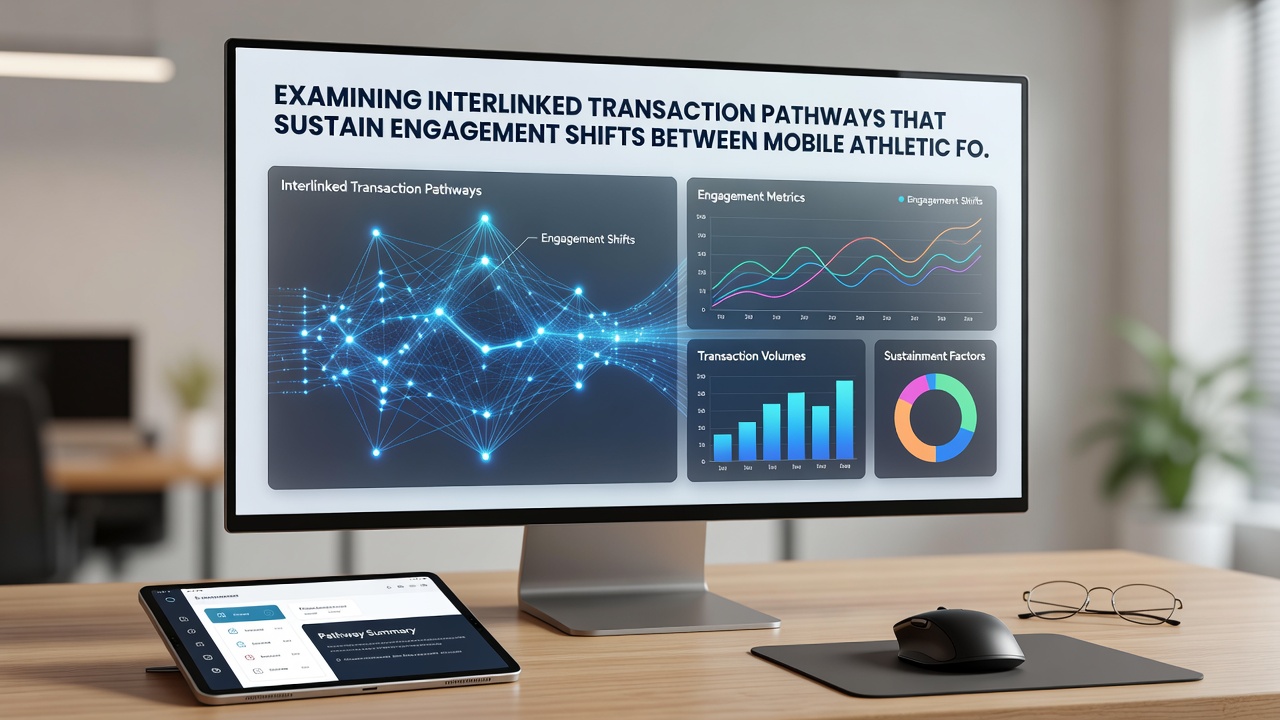 Infographic illustrating user engagement shifts between mobile athletic forecasts and card tables via transaction pathways