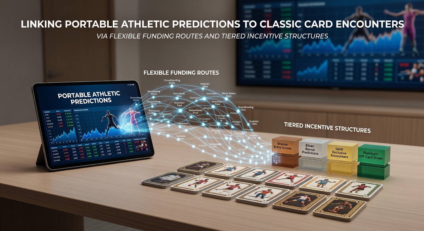 Mobile app interface showing sports predictions integrated with classic card game options and funding routes