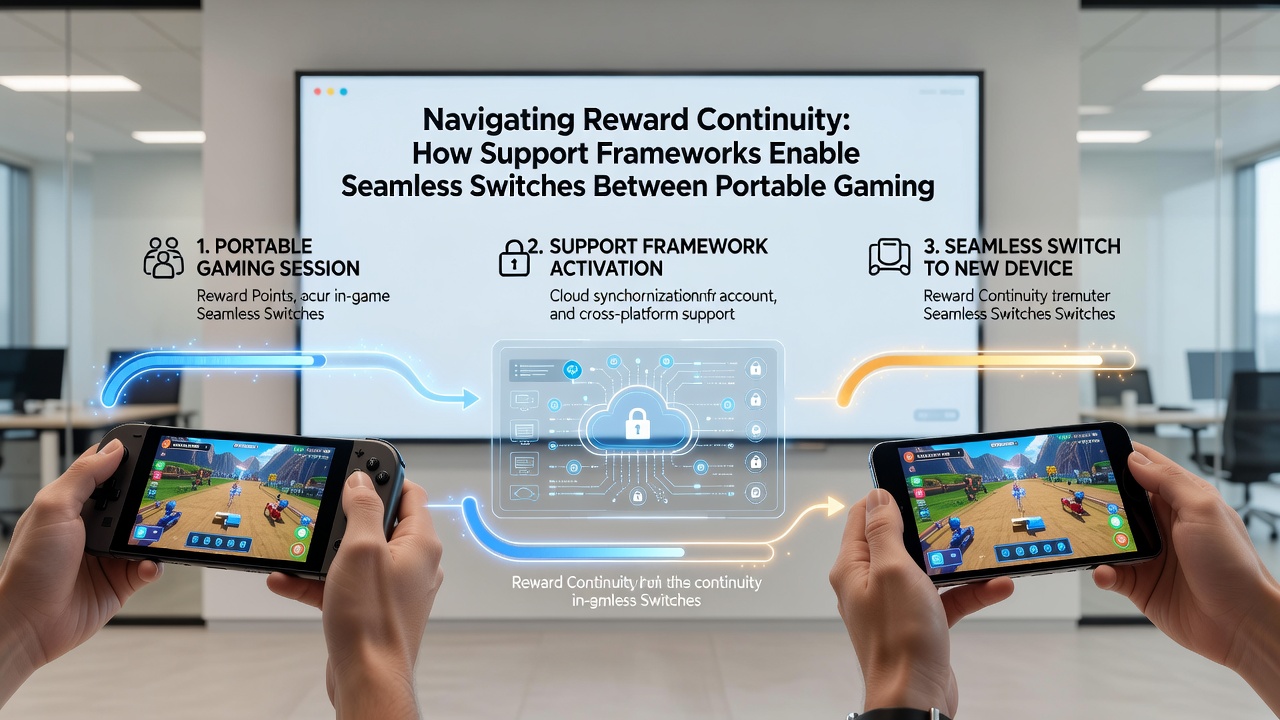 Support dashboard interface displaying bonus continuity across different gaming formats on a portable device